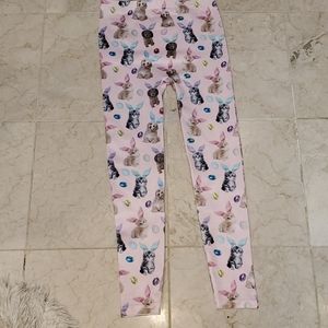 Easter Leggings with dogs and cats